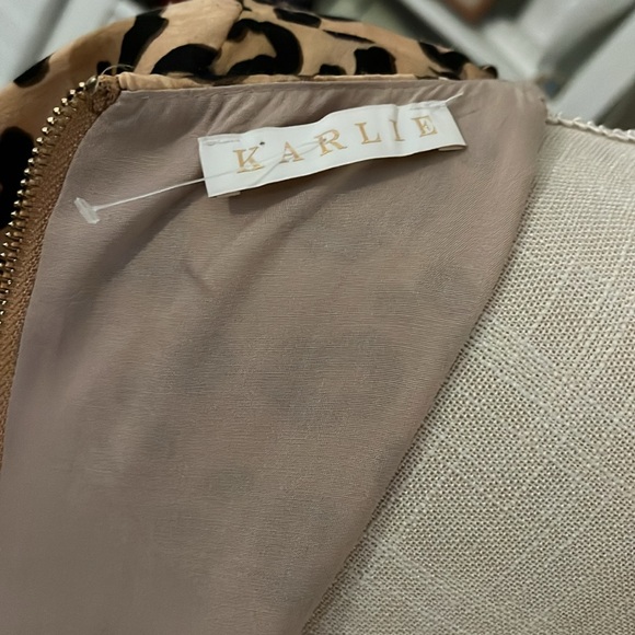 Karlie leopard print very silky dress - Picture 9 of 11